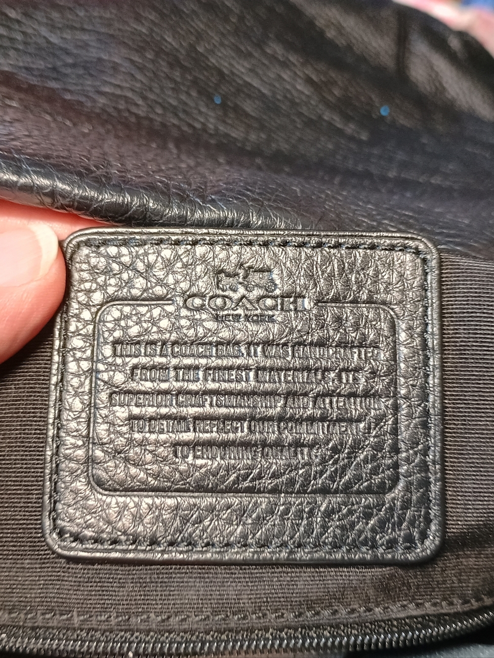 Coach Leather 2way Shoulder Bag - Picture 5 of 6